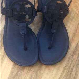 Tory Burch Navy Sandals